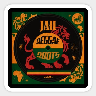 Roots Reggae Lion Sticker